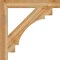 Ekena Millwork Merced Block Rough Sawn Bracket, Western Red Cedar, 4"W x 32"D x 32"H BKT04X32X32MRC05RWR - alternate 3